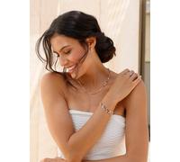 Armband LADY, silber (silber 925, silber 925), Armbänder, Damen, Glas Silber 925 (Sterlingsilber), Glas, Silber 925 (Sterlingsilber), Armband (18527449-0) silber 925, silber 925