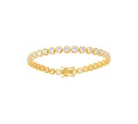 Armband LADY, silber (silber vergoldet 925, silber vergoldet 925), Armbänder, Damen, Silber 925 (Sterlingsilber), Armband (99162263-0) silber vergoldet 925, silber vergoldet 925