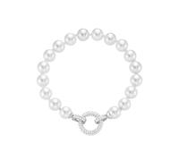 Armband LADY, weiß (weiß, weiß), Armbänder, Damen, Perlen, Armband (93706112-0) weiß, weiß