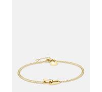 Armband LIEBESKIND BERLIN "Schmuck Geschenk Edelstahl Armkette Festive Mini Link", gold (gelbgoldfarben), Armbänder, Damen, 20cm, Edelstahl, Armband (54208925-0)