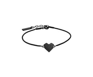 Armband LIEBESKIND BERLIN "Schmuck Geschenk Edelstahl Armkette Herz", schwarz, Armbänder, Damen, 20cm, Edelstahl, Armband (56485407-0) schwarz