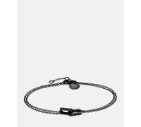 Armband LIEBESKIND BERLIN "Schmuck Geschenk Edelstahl Armkette The Festive Mini Link Sparkle", schwarz (schwarz, schwarz, schwarz), Armbänder, Damen, 20cm, Edelstahl, Armband, mit Zirkonia (synth.) (2