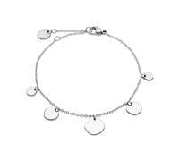 Armband LIEBESKIND BERLIN "Schmuck Geschenk Edelstahl Armkette The Organic Treasure", silber (silberfarben), Armbänder, Damen, 21cm, Edelstahl, Armband (13522603-0) silberfarben