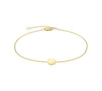 Armband LIEBESKIND BERLIN "Schmuck Geschenk Gold 375 Armkette Gold Collection", gold (gelbgoldfarben), Armbänder, Damen, 18,5cm, Gelbgold 375, Armband, mit Zirkonia (synth.) (47440821-0) gelbgoldfarbe