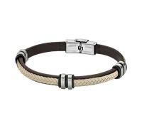 Lotus Style Armband für Damen/Herren aus Leder braun beige Urban-Kollektion JLS1829-2-6
