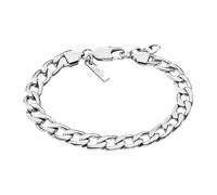 Armband LOTUS "Temptation Game", silber (edelstahlfarben), Armbänder, Herren, 19,7cm, Edelstahl, Armband (38619014-0) edelstahlfarben