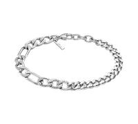 Armband LOTUS "Temptation Game", silber (edelstahlfarben), Armbänder, Herren, 20,6cm, Edelstahl, Armband (27313236-0) edelstahlfarben