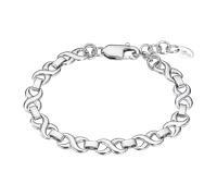Armband LOTUS "Urband Woman - Infinity Unendlichkeitsschleife", silber (edelstahlfarben), Armbänder, Damen, 20cm, Edelstahl, Armband (61328510-0) edelstahlfarben