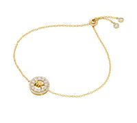 Armband MICHAEL KORS "Schmuck Geschenk Silber 925 Armschmuck PREMIUM", gold (gelbgoldfarben, kristallweiß, kristallweiß), Armbänder, Damen, 19cm, Silber 925 (Sterlingsilber), Armband, mit Zirkonia (sy