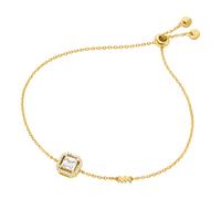 Armband MICHAEL KORS "Schmuck Geschenk Silber 925 PREMIUM", gelbgoldfarben, kristallweiß, kristallweiß, Armbänder, Damen, 21,6cm, Silber 925 (Sterlingsilber), Armband, mit Zirkonia (synth.) (19383852-