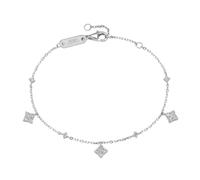 Armband "mit Behang, weiße Zirkonia, Silber 925", weiß, GIORGIO MARTELLO MILANO, Armbänder, Damen, 19cm, Silber 925 (Sterlingsilber), Armband (53421752-0) weiß