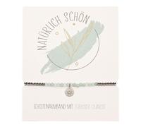 Armband Natürlich schön, Echtstein Türkiser Quarzit, 6060qt 1 St