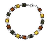 Armband OSTSEE-SCHMUCK "Ostsee-Schmuck Armband Classic 6x6 mm Armband Classic 6x6 mm", silber, Armbänder, Damen, 20cm, Silber 925 (Sterlingsilber), Armband (99872663-0) silber