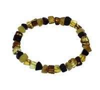 Armband OSTSEE-SCHMUCK "Ostsee-Schmuck Armband Würfel Armband Würfel", braun, Armbänder, Damen, 20cm, Bernstein, Armband (87381906-0) braun