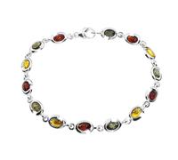 Armband OSTSEE-SCHMUCK "- Tabea - Silber 925/000 - Bernstein" Gr. 19, silber (silber 925, silberfarben, weiß), Armbänder, Damen, Silber 925 (Sterlingsilber), Armband (14764559-19) silber 925, silberfa