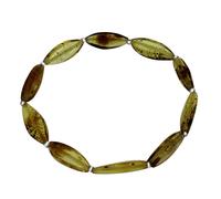 Armband OSTSEE-SCHMUCK "Ostsee-Schmuck Armband Tasja Armband Tasja", grün, Armbänder, Damen, 19cm, Bernstein, Armband (57895702-0) grün