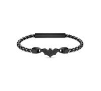 POLICE - ARMBAND - Batarang 2.0 - black leather-carbon