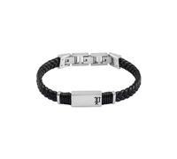 Police Herren-Armband Ridgecord Leder Schwarz PEAGB0079503