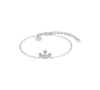 Prinzessin Lillifee Armband 925 Sterling Silber Mädchen Kinder Armschmuck, mit Glas, 12+3 cm, Silber, Krone, Kommt in Schmuck Geschenk Box, 2036939