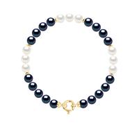 Armband - Reihe aus echten Süßwasser-Zuchtperlen, rund 6-7 mm Einheitsgröße