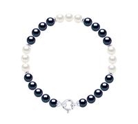 Armband - Reihe aus echten Süßwasser-Zuchtperlen, rund 6-7 mm Einheitsgröße