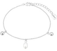 Armband S.OLIVER "2037816", bunt (silberfarben, weiß), Armbänder, Damen, 20cm, Perlen Silber 925 (Sterlingsilber), Perlen, Silber 925 (Sterlingsilber), Armband, mit Süßwasserzuchtperle (68135800-0) si