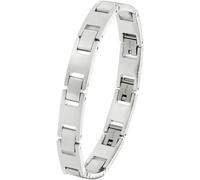 Armband S.OLIVER "2038003", silber (silberfarben), Armbänder, Herren, 21cm, Edelstahl, Armband (17914865-0) silberfarben