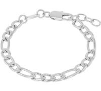 Armband S.OLIVER "2038865", silber (edelstahlfarben), Armbänder, Jungen, 18cm, Edelstahl, Armband (51065545-0) edelstahlfarben