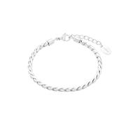 s.Oliver Armband Edelstahl Damen Armschmuck, 17+3 cm, Silber, Kommt in Schmuck Geschenk Box, 2035762