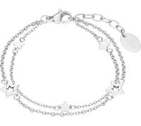s.Oliver Armband Edelstahl Mädchen Kinder Armschmuck, 14+2 cm, Silber, Kommt in Schmuck Geschenk Box