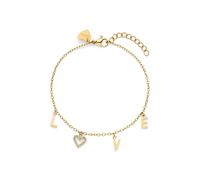 Edelstahlarmband mit Charms 21 gold 6011626.11B0.21