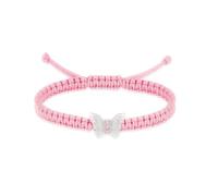 Armband Schmetterling Kinder Schmetterling Schmuck Silber 925 Nickelfrei Hypoallergen bff Geschenke für Mädchen Kinderarmband Rosa Multicolor