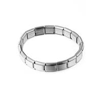 Armband "Schmuck Geschenk Edelstahl Armschmuck Armkette", silberfarben, ANISTON JEWELRY & WATCHES, Armbänder, Damen, 17,5cm, Edelstahl, Armband, Made in Germany (41403310-0) silberfarben