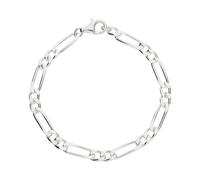 Armband Silber 925 Figaro diamantiert JL50-03-0070 JuwelmaLux