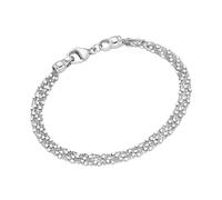 Armband SMART JEWEL "Ankerkette 5-reihig mit Zwischenteilen, Silber 925", silber, Armbänder, Damen, 19cm, Silber 925 (Sterlingsilber), Armband (65011136-0) silber