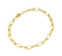 Armband SMART JEWEL "Glieder oval, Silber 925", gold, Armbänder, Damen, 19cm, Silber 925 (Sterlingsilber), Armband (76545305-0) gold