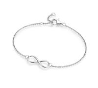 Armband SMART JEWEL "Infinityzeichen als Mittelteil, Silber 925", silber, Armbänder, Damen, 19cm, Silber 925 (Sterlingsilber), Armband (53193963-0) silber