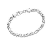 Smart Jewel Armband Königskette massiv, Silber 925, silber silber
