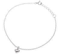 Armband SMART JEWEL "mit Herz Anhänger, Silber 925", silber, Armbänder, Damen, 19cm, Silber 925 (Sterlingsilber), Armband (21224735-0) silber