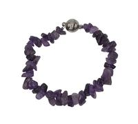 Armband STEUER "Splitter- Amethyst lila", lila, Armbänder, Damen, 19cm, Metall, Armband (45017211-0)