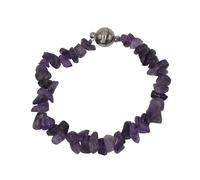 Armband STEUER "Splitter- Amethyst lila", lila, Armbänder, Damen, 19cm, Metall, Armband (45017211-0) lila