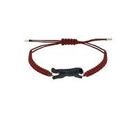 Swarovski Damen Armband by Fiona Endangered Animals Puma, Schwarz, Rot Rhodinier...