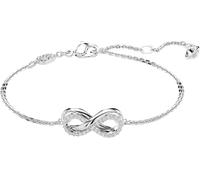 Armband SWAROVSKI "Hyperbola" Gr. M, silber (metallfarben, kristallweiß, kristallweiß), Armbänder, Damen, M, Metall, Armband, mit Swarovski Kristall (65568103-M) metallfarben, kristallweiß, kristallwe