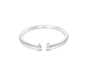 Armband SWAROVSKI "Mesmera Attract" Gr. L, silber (metallfarben, kristallweiß, kristallweiß), Armbänder, Damen, L, Metall, glitzernd, glänzend, Armband, mit Swarovski Kristall (69597845-L) metallfarbe