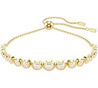 Armband SWAROVSKI "Schmuck Geschenk Imber Tennis Armkette", gelb (gelbgoldfarben, goldfarben, goldfarben), Armbänder, Damen, Metall, Armband, mit Swarovski Kristall (36002416-0) gelbgoldfarben, goldfa