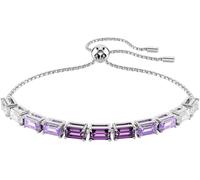 Armband SWAROVSKI "Schmuck Geschenk Matrix Armkette", lila (metallfarben, lila, lila), Armbänder, Damen, Metall, Armband, mit Swarovski Kristall (20254923-0) metallfarben, lila, lila