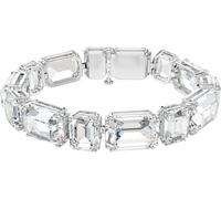 Armband SWAROVSKI "Schmuck Geschenk Millenia Tennis Armkette", silber (metallfarben, kristallweiß, kristallweiß), Armbänder, Damen, Metall, Armband, mit Swarovski Kristall (70718504-0) metallfarben, k