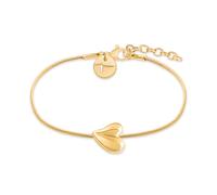 Armband TAMARIS "Organic Heart, Herz", gelbgoldfarben, Armbänder, Damen, 21cm, Edelstahl, Armband (84536229-0) gelbgoldfarben