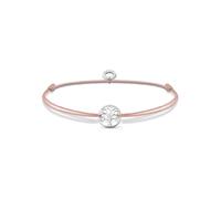Armband THOMAS SABO "Baum der Liebe" Gr. 20, silber (silberfarben), Armbänder, Damen, 20, Nylon Silber 925 (recycelt), Nylon, Silber 925 (recycelt), Armband (98416728-20) silberfarben