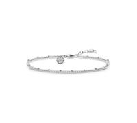 Armband THOMAS SABO "Karma Wheel, KA0007-001-21-L19V" Gr. 19, silber (silberfarben), Armbänder, Damen, 19, Silber 925 (Sterlingsilber), Armband (95026100-19) silberfarben